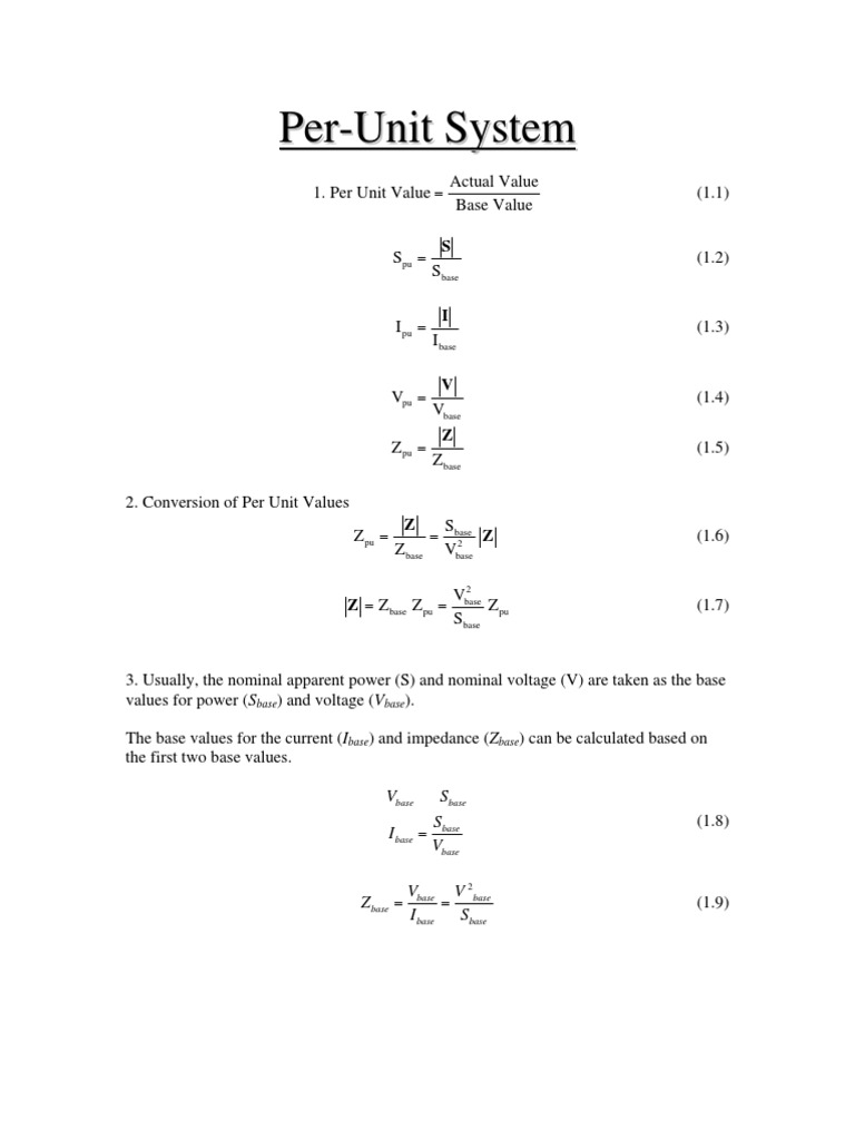 Per Unit | PDF