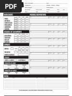 Planilha Mutantes e Malfeitores