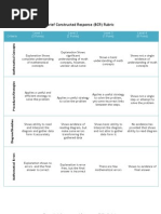 Rubric For Word Problems