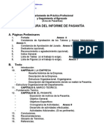 Estructura Del Informe de Pasantía: A. Páginas Preliminares