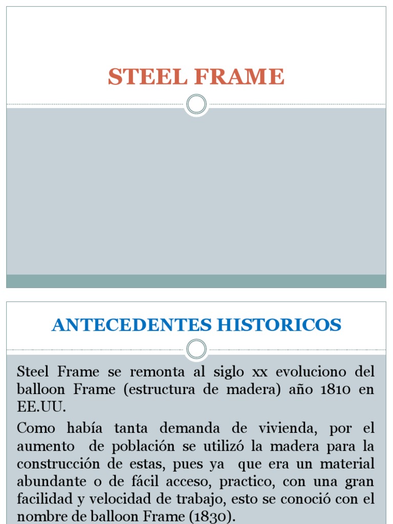 Steel Frame | PDF | Industrias | Science