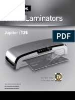 Fellowes Jupiter JL 125 Laminating Machine 12.manual
