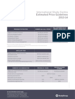 캐나다 Embassy ISC RRU - ISC - Price - Guidelines - 2013-14