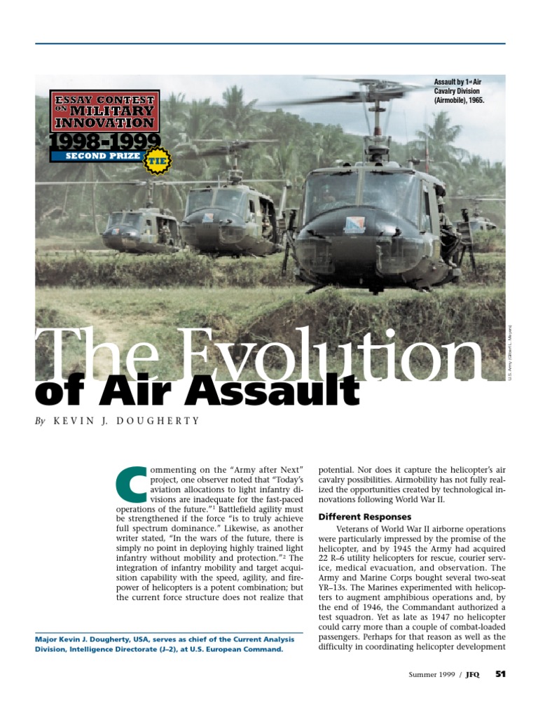 Evolution of Air Assault Tactics | PDF | Air Assault | Division (Military)