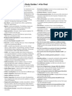 Geriatrics Study Guides 1-4 Fo