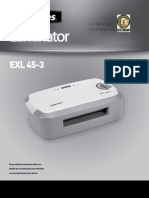 Fellowes EXL Laminator 4-1/2 Inch Wide 5 Mil M Manual