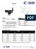 Flanged Cast Iron "Y" STRAINERS - 250YFI Series: Ratings Materials