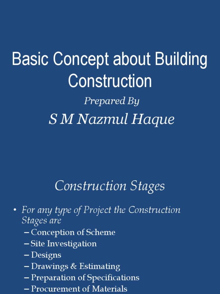 Building Construction Process Overview | PDF | Deep Foundation | Concrete