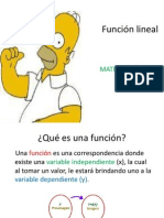 Función Lineal