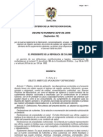 Decreto 3249 de 2006