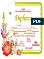 Diploma Concurs Primavara 
