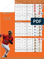 Calendarios Aguilas Del Zulia PDF