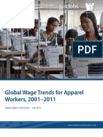 Global Wage Trends For Apparel Workers, 2001-2011