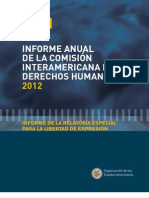 Informe Anual de La Comisión Interamericana de Derechos Humanos 2012