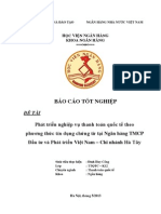 Phát triển nghiệp vụ thanh toán quốc tế theo phương thức tín dụng chứng từ tại Ngân hàng TMCP Đầu tư và Phát triển Việt Nam - Chi nhánh Hà Tây