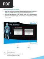 CD Operation: Main Menu of Organs and Systems