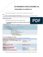 F-29 - Criar Adiantamento