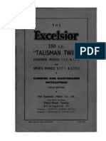 Excelsior 1954 Talisman Manual