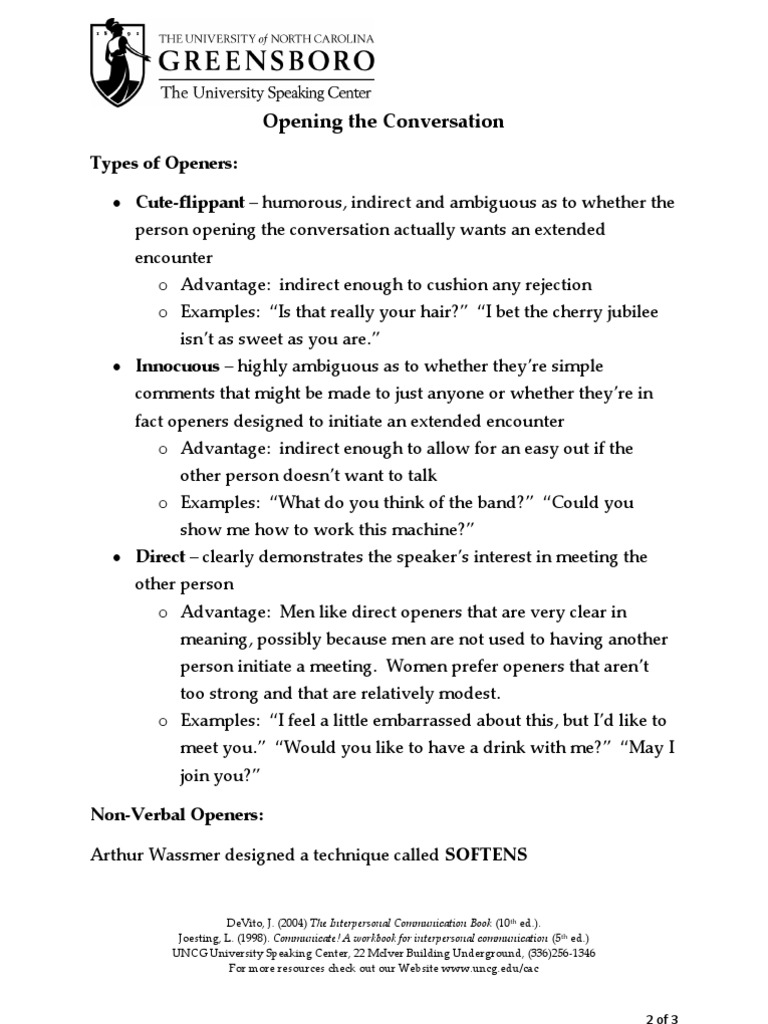 Conversations Interpersonal Communication Psychology & Cognitive