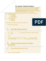 Bearing Capacity Technical Guidance