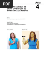 Lingua Brasileira de Sinais Libras Aula 4