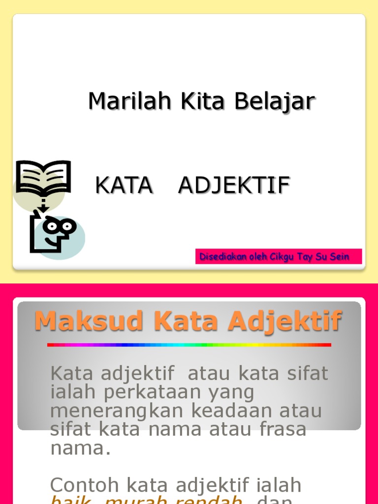 Kata Adjektif Pdf