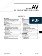 2003 Nissan Altima 2.5 Serivce Manual AV