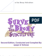 Survey of the Brony Subculture, 2nd Ed.