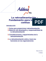 Retroalimentacin, Fundamento de La Mejora Continua