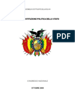 Costituzione Bolivia 2008