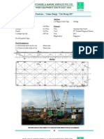 Pontoon / Crane Barge "Tat Hong 819": Specifications Are Subject To Change With Prior Notice or Liability
