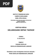 Kertas Kerja Gelanggang Sepak Takraw