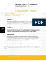 D Administracion de PYMES 2 de Mayo Del 2012