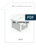 Proyecto Microempresa 2013