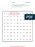 Fichas para Mejorar La Atencion Con Operaciones Matematicas 1