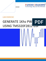 Generate 1Khz PWM Using TMS320F2812 DSP