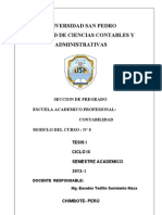 Modulo #8 - SEMINARIO DE TESIS I - 2013 - I - II-Contabilidad - U SAN PEDROUltimoZ