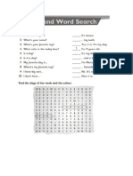 Match and Word Search