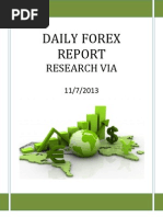 Forex Report Today 11 July 2013