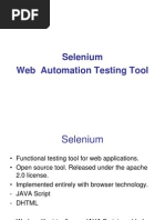 Selenium Web Automation Testing Tool