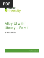 Getting Started With Liferay Alloy UI