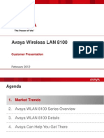 Avaya Wireless LAN 8100: Customer Presentation