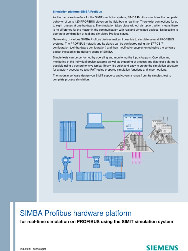 PB SIMBA Profibus Hardware PlatformEn PDF Simulation Automation