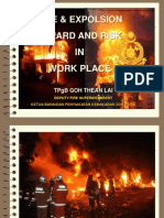 Fire and Explosion Hazard Risk in Work Place