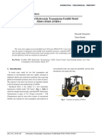 Introduction of Hydrostatic Transmission Forklift Model FH40-1/FH45-1/FH50-1