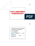 Local Anesthesia