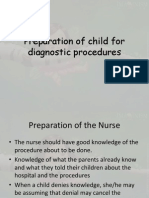 Preparation of Child For Diagnostic Procedures