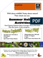 Summer Holiday Events 2013