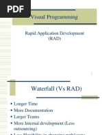 Visual Programming: Rapid Application Development (RAD)