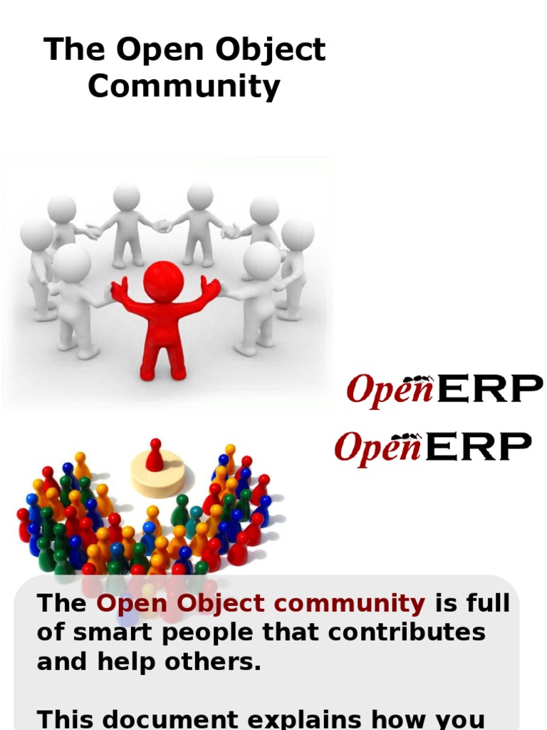 Open Object Community | PDF | Version Control | Internet Forum